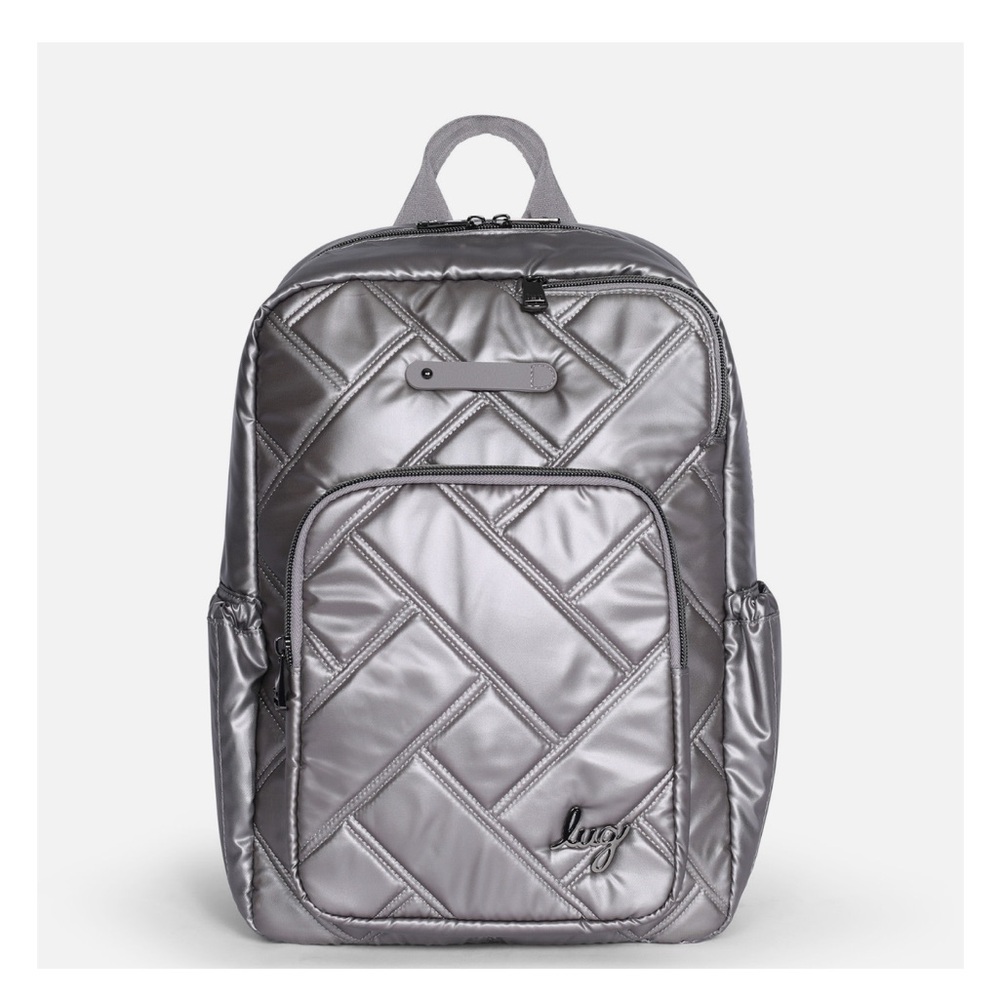 NWT: LUG ROADSTER BACKPACK- METALLIC PEARL - lowest discount I offer